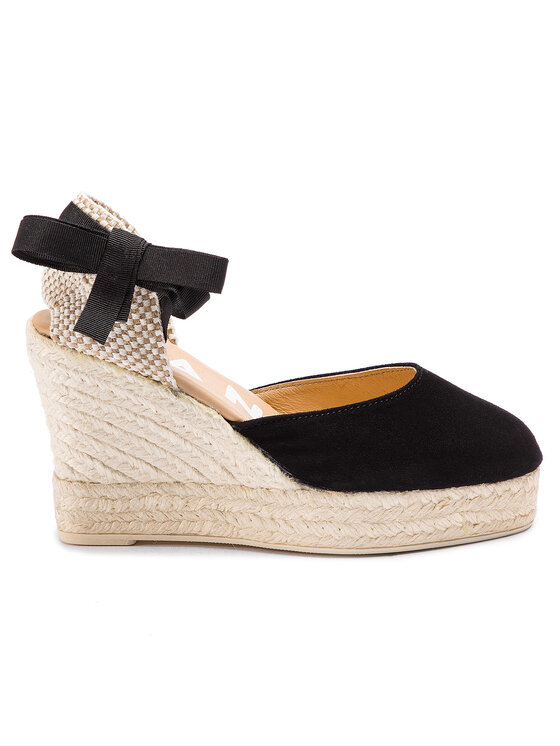 Manebi Еспадрильї Manebi Wedge Valenciana K 1.0 WV Чорний