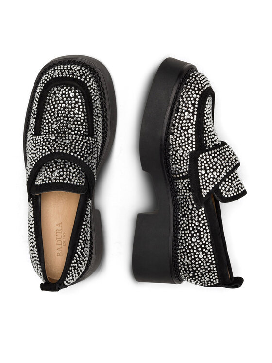 Badura Loafersy Badura SERPA-24747 Czarny
