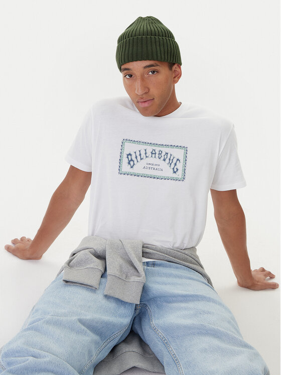 Billabong Billabong Camiseta Arch Frame EBYZT00341 Blanco Regular Fit