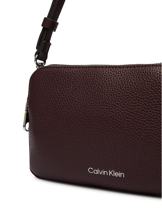 Calvin Klein Borsetta Calvin Klein Webbing 2X Strap Camera Bag LV04F3656G Marrone