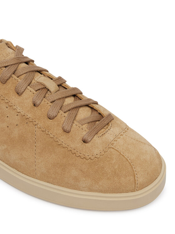 Clarks Снікерcи Clarks Lockford Lace 26186194 Бежевий