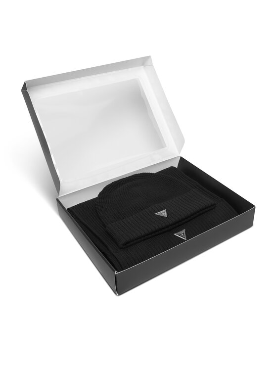 Guess Šalles un cepures komplekts Guess M4BZ14 Z2W80 Melns