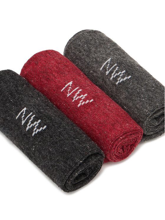 Nine West Dolge nogavice Nine West CEO_AS_NW_05_W_AW25 (3 PACK) Siva