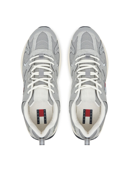 Tommy Jeans Сникърси Tommy Jeans Tjm Runner EM0EM01581 Сив