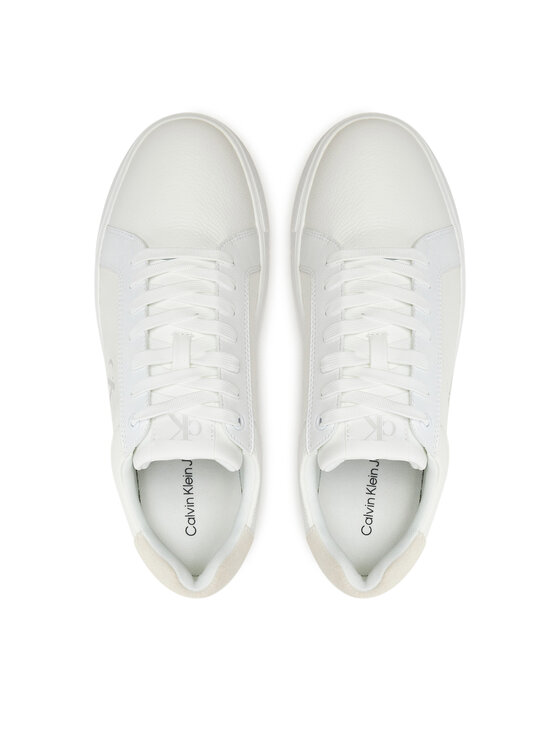 Calvin Klein Jeans Sneakersy Calvin Klein Jeans Chunky Cupsole Low Mg YM0YM01253 Bílá