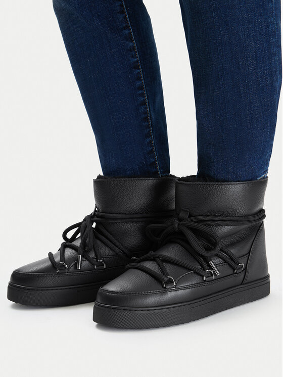 Inuikii Cizme de zăpadă Inuikii Full Leather 1001.003.0252.000 Negru