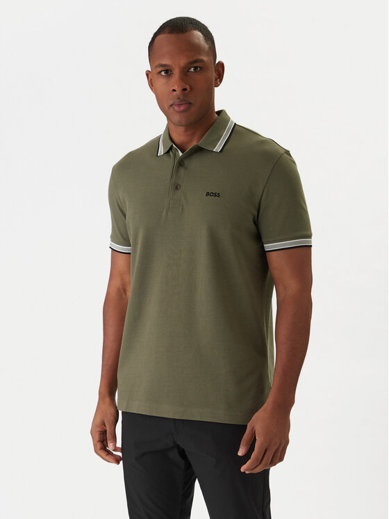 BOSS BOSS Polo Paddy 50469055 Caqui Regular Fit