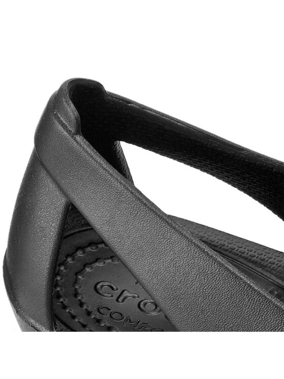 Crocs Балеринки Crocs Sienna Flat W 202811 Черен
