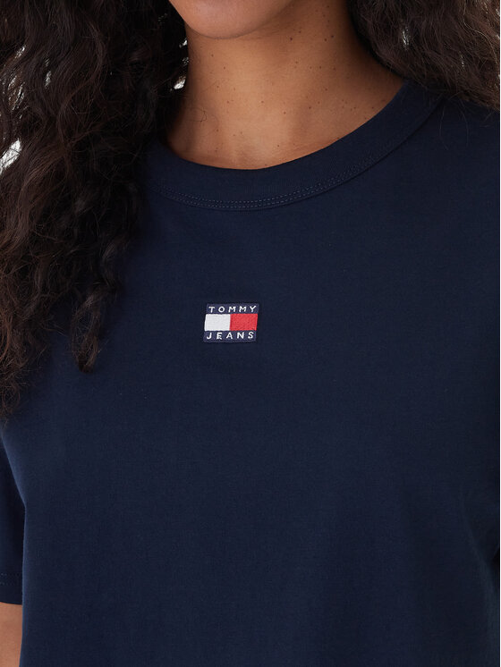 Tommy Jeans Tommy Jeans Camiseta Badge DW0DW22202 Azul marino Boxy Fit