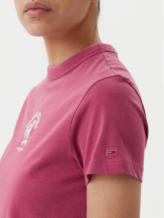 Tommy Jeans Tommy Jeans Camiseta Varsity DW0DW20317 Rosa Regular Fit
