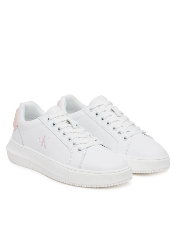 Calvin Klein Jeans Zapatillas Calvin Klein Jeans Chunky Cupsole Ru Patch Lth Wn YW0YW01846 Blanco