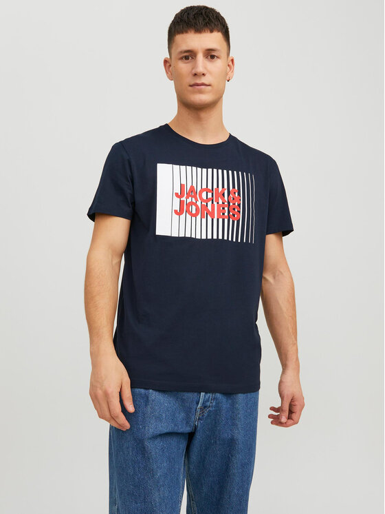 Jack & Jones Jack & Jones T-shirt Corp 12233999 Blu scuro Standard Fit
