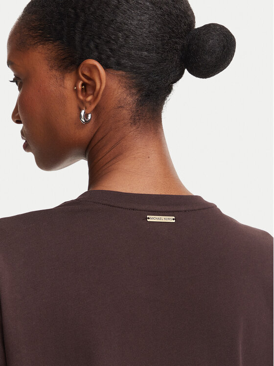 MICHAEL Michael Kors MICHAEL Michael Kors Camiseta MF6528D97J Marrón oscuro Regular Fit
