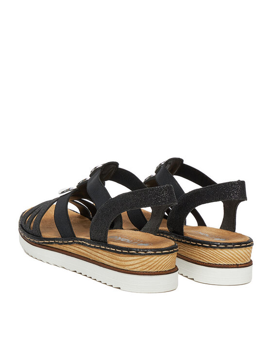 Rieker Sandale Rieker 679L4-00 Negru