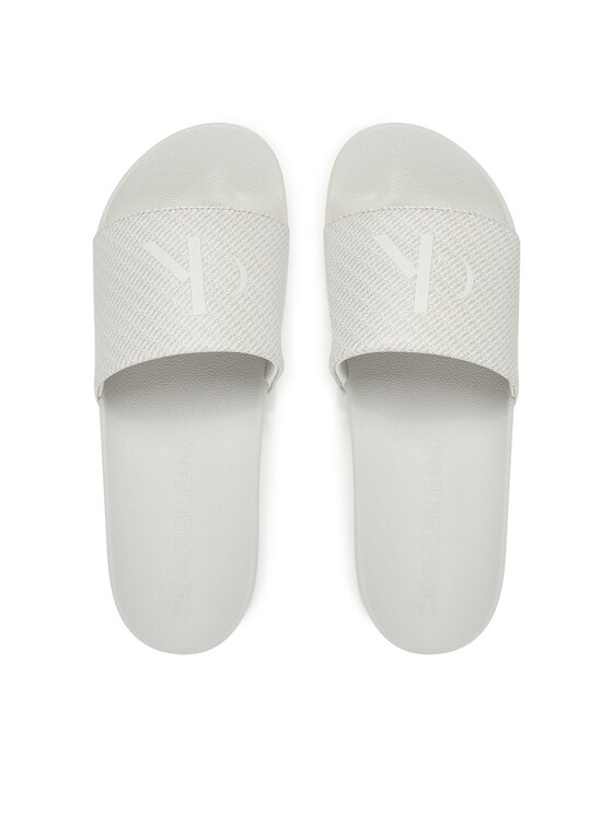 Calvin Klein Jeans Ciabatte Calvin Klein Jeans Slide Aop Print YM0YM01269 Grigio