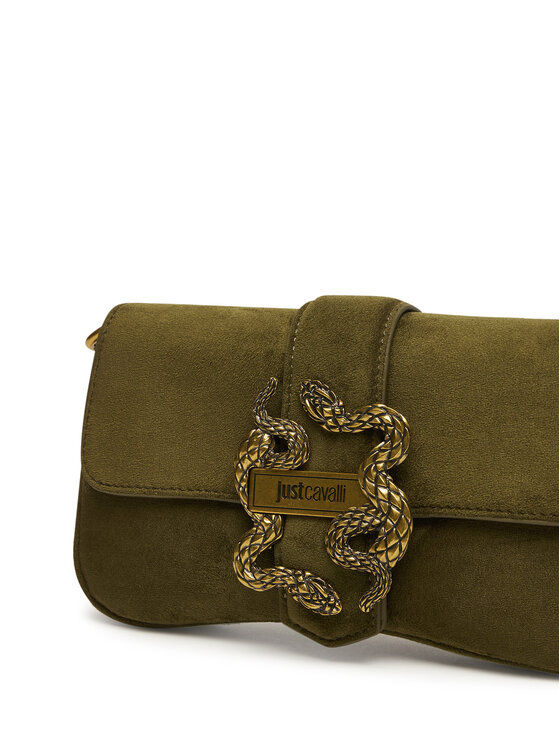Just Cavalli Τσάντα Just Cavalli Iconic Snakes 81RA4BA7 ZSE74 Πράσινο
