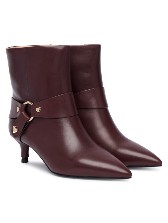 LOVE MOSCHINO Боти LOVE MOSCHINO JA21077G0PIA0552 Бордо