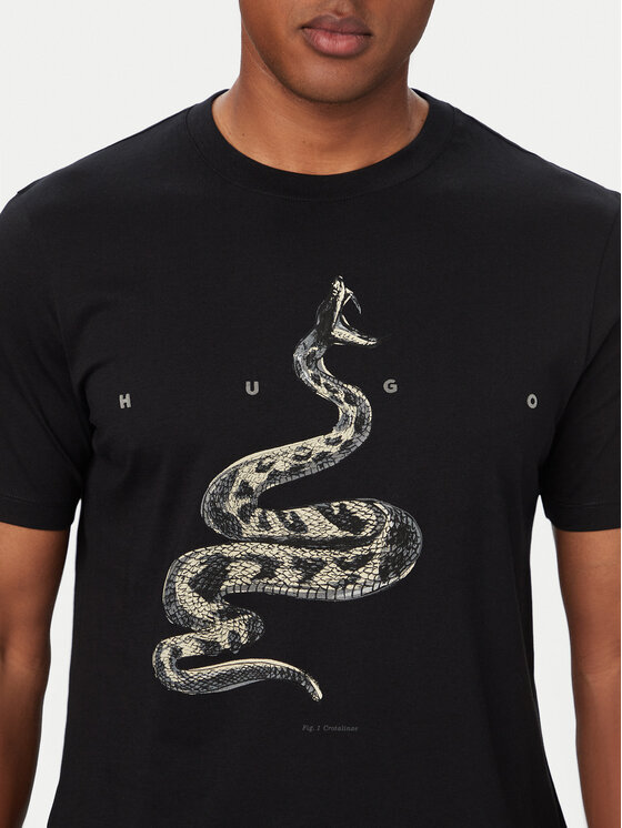 HUGO HUGO Camiseta Discorb 50557672 Negro Regular Fit