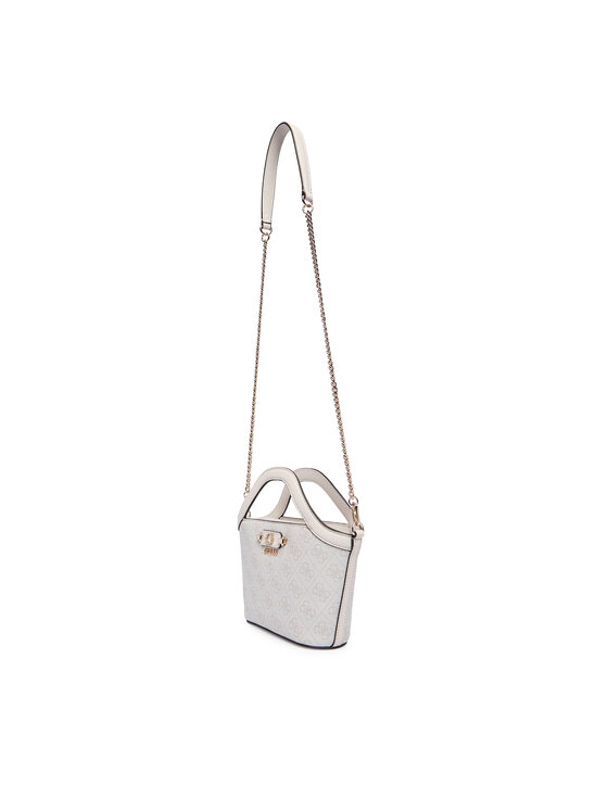 Guess Ročna torba Guess Lindsey Mini HWSG97 49750 Kremna