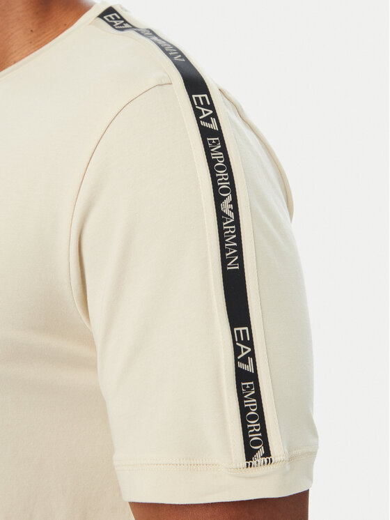 EA7 Emporio Armani EA7 Emporio Armani Camiseta 7M002189 AF10373 U1079 Crema Regular Fit