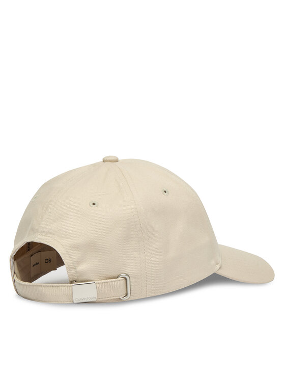 Calvin Klein Gorra con visera Calvin Klein Coton Twill Standard Logo Hw Cap LV04D5080G Beis
