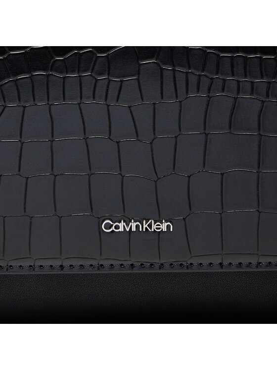 Calvin Klein Torebka Calvin Klein Ck Must Shoulder Bag_Croco K60K612111 Czarny