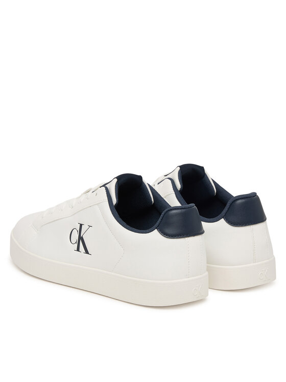Calvin Klein Sneakersy Calvin Klein 3 Cupsole Derby Pu Smo HM0HM02458 Biały