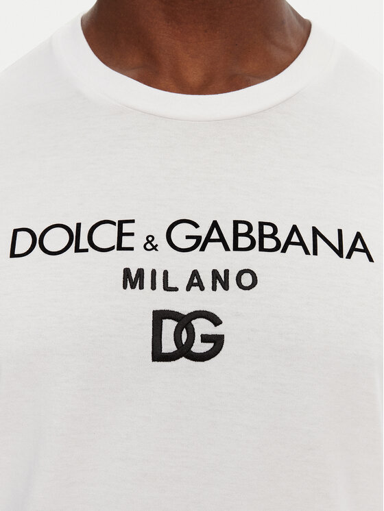 Dolce&Gabbana Dolce&Gabbana Marškinėliai G8PD7Z G7B9X Balta Regular Fit