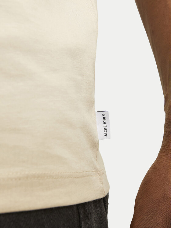 Jack & Jones Jack & Jones Camiseta Oragnic Basic 12156101 Beis Regular Fit