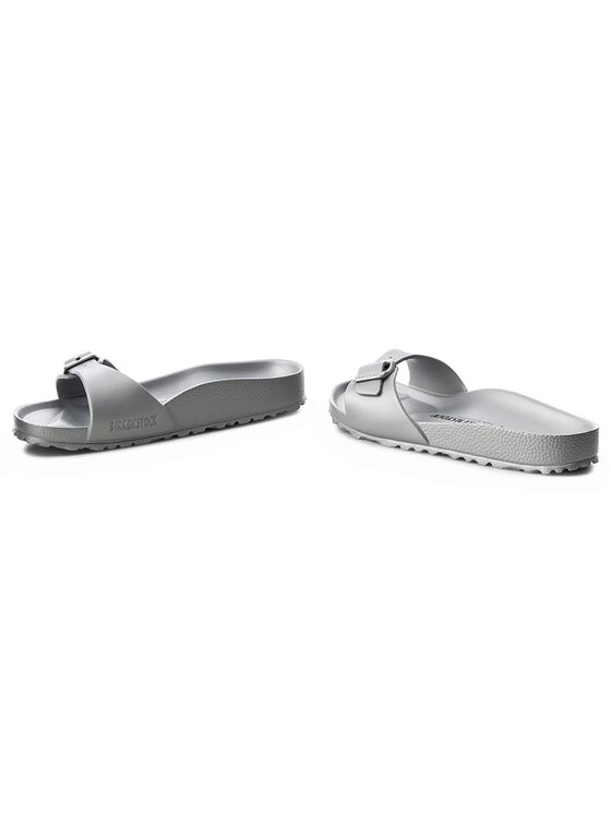 Birkenstock Klapki Birkenstock Madrid 1003493 Srebrny