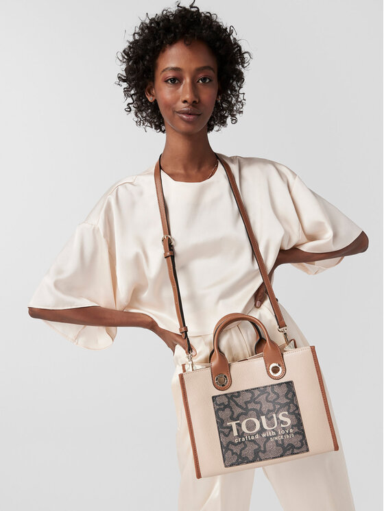 TOUS Дамска чанта TOUS Shopper M.Amaya K Icon 2001660343 Бежов