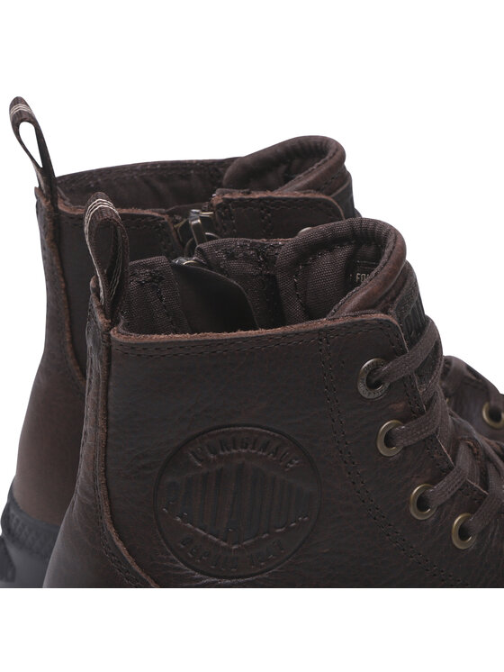 Palladium Outdoorová obuv Palladium Pampa Zip Lth Ess 76888-248-M Hnedá
