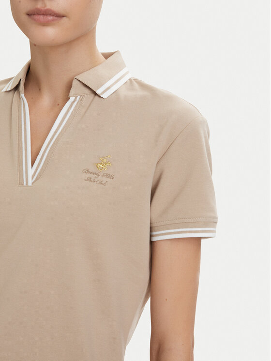 Beverly Hills Polo Club Beverly Hills Polo Club Polo P-SS26W-P0300 Beis Regular Fit