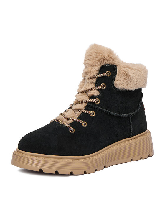 Rieker Šnurovacia obuv Rieker CEO-70402-00 Čierna