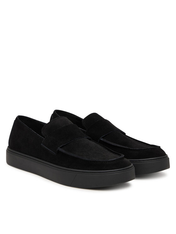 Calvin Klein Lordsy Calvin Klein Hybrid Clean Cup Loafer Band Su HM0HM02161 Czarny