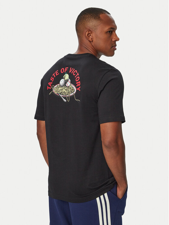 adidas adidas Camiseta Taste Of Victory Pasta KG0946 Negro Regular Fit