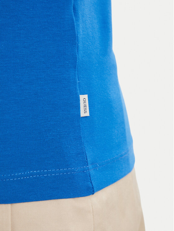 Guess Jeans Guess Jeans T-shirt W6YI16 K3995 Blu Slim Fit