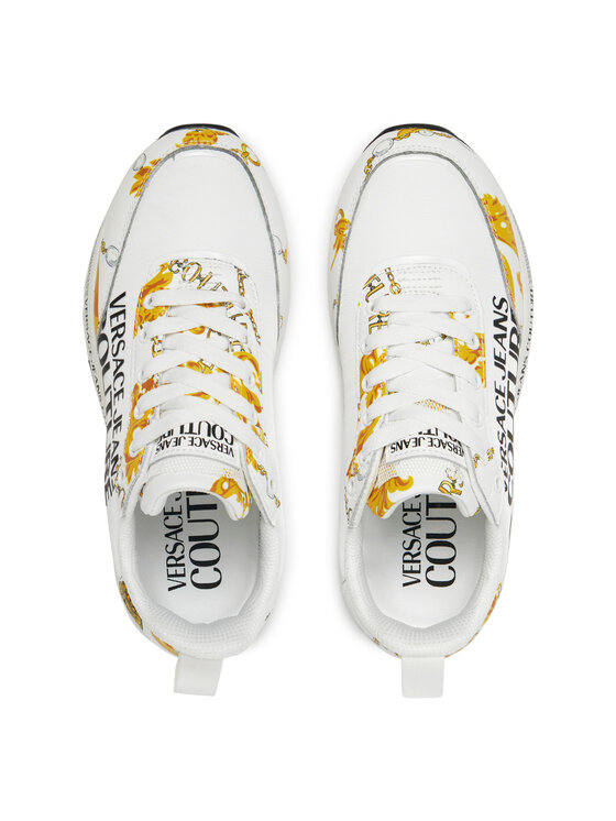 Versace Jeans Couture Sneakersy Versace Jeans Couture Dynamic 77VA3SA3 Biały