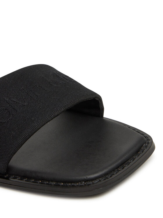 Calvin Klein Klapki Calvin Klein Flat Slide - He HW0HW02378 Czarny