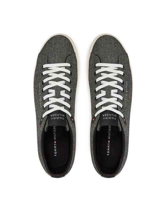 Tommy Hilfiger Гуменки Tommy Hilfiger Th Hi Vulc Low Core Chambray FM0FM05389 Сив