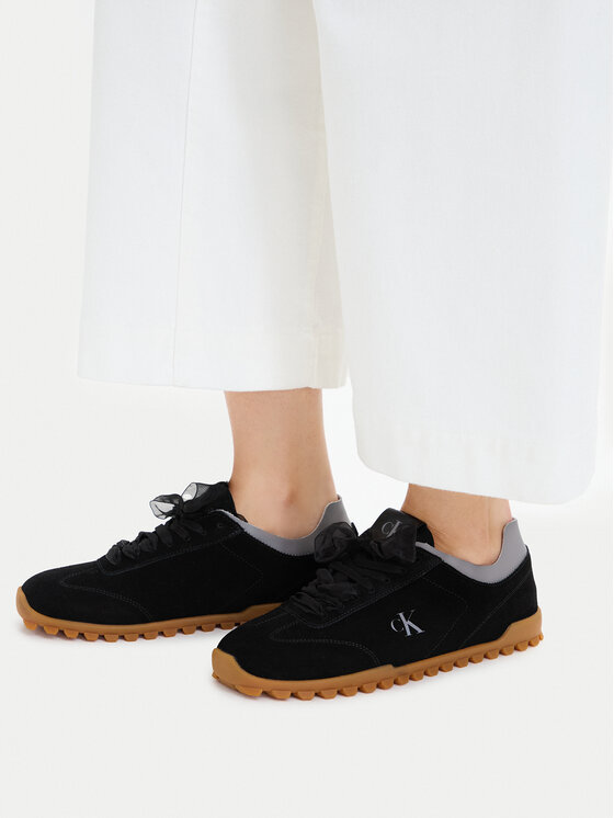 Calvin Klein Sneakersy Calvin Klein Low Profile Run MG Sue HW0HW03150 Čierna