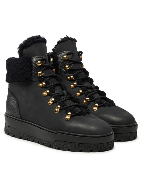 Pollini Kotníková obuv Pollini SA21254H0LTOA00A Černá