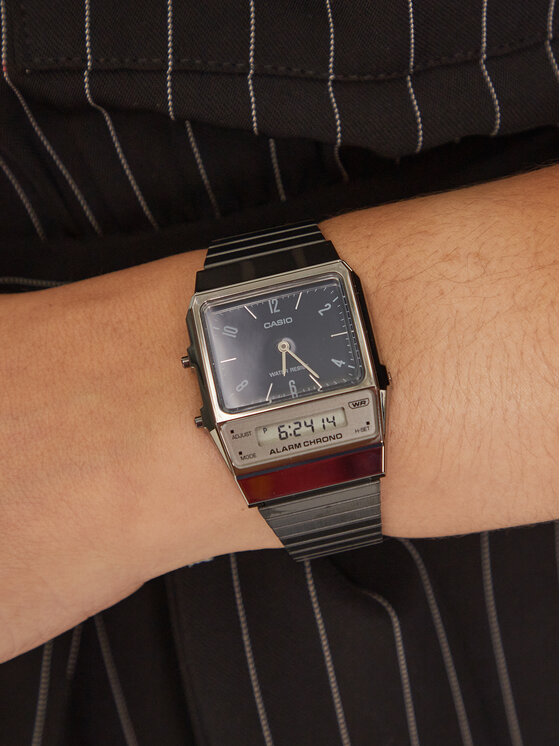 Casio Годинник Casio Vintage Edgy AQ-800EB-2AEF Чорний