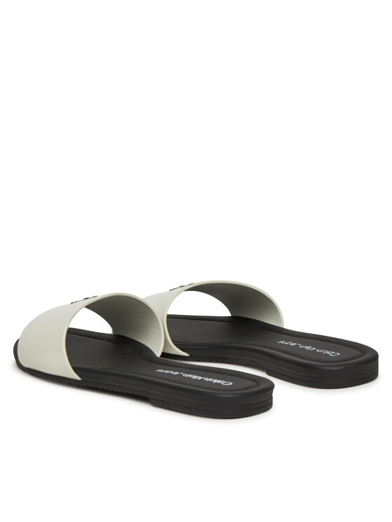 Calvin Klein Jeans Ciabatte Calvin Klein Jeans Flat Sandal Slide Mg YW0YW01697 Bianco