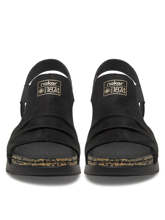 Rieker Sandale Rieker 64463-01 Negru
