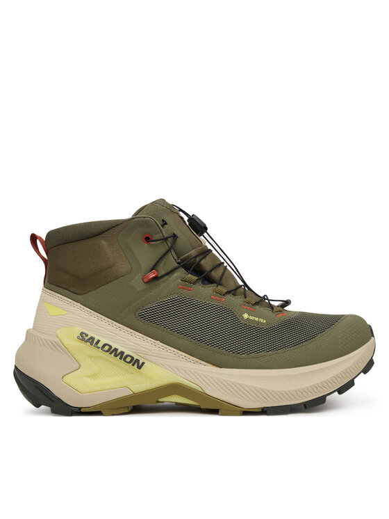 Salomon Bakancs Salomon Genesis Mid GTX L45409400 Khaki