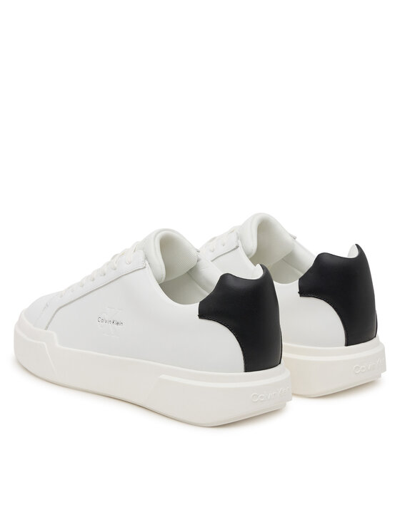 Calvin Klein Sneakers Calvin Klein Chunky Cupsole Laceup Lth YM0YM01344 Alb