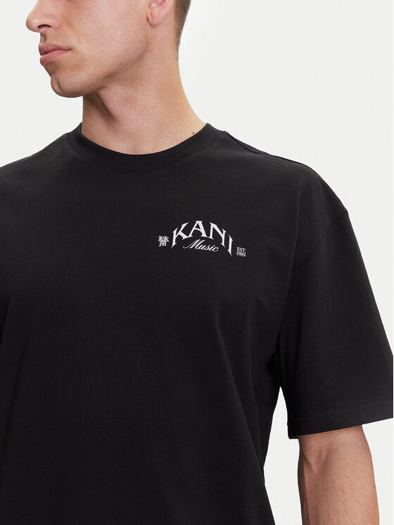 Karl Kani Karl Kani Majica Palm Print PD00005331 Črna Relaxed Fit