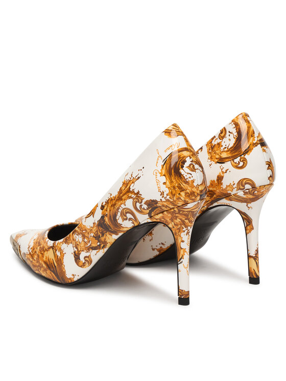 Versace Jeans Couture Туфлі на шпильці Versace Jeans Couture 80VA3S50 ZS366 G03 Білий