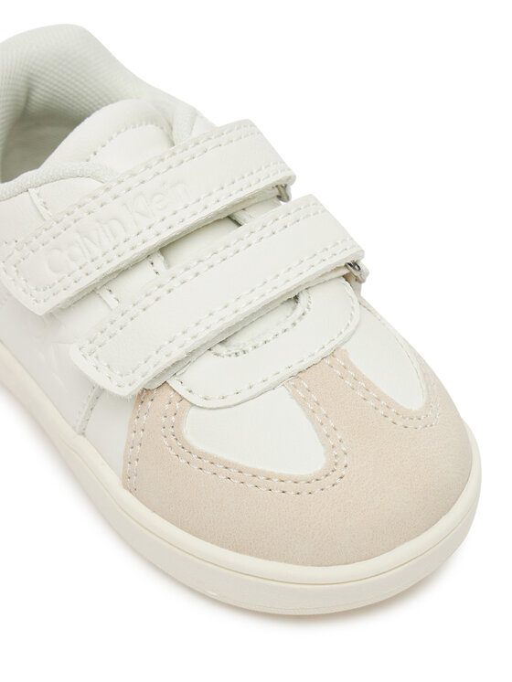 Calvin Klein Jeans Sneakersy Calvin Klein Jeans Low Cut Velcro Sneaker V1X9-82075-1269 M Biały